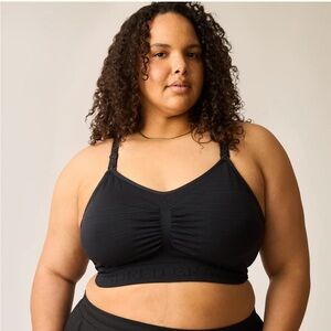 NWT Kindred Bravely Black Sublime Hands Free Pumping & Nursing Bra Size 2X Busty